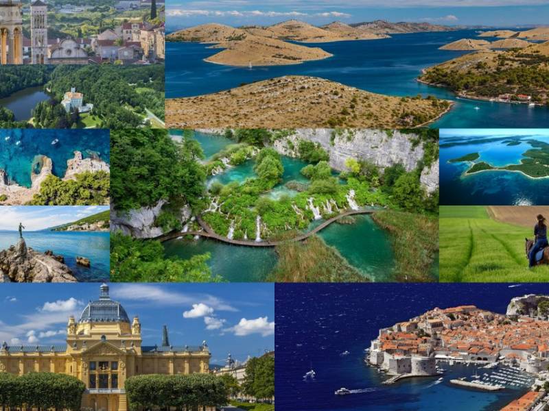 Regiony Chorwacji, warunki pogodowe, kamerki live, informacje praktyczne